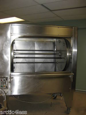 Woodstone cascade gas-fired commercial rotisserie