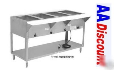 Supreme triumph stainless 120V 3 well hot food table