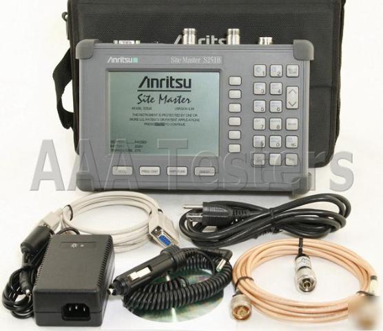 Anritsu site master S251B antenna sitemaster S251 5/10A