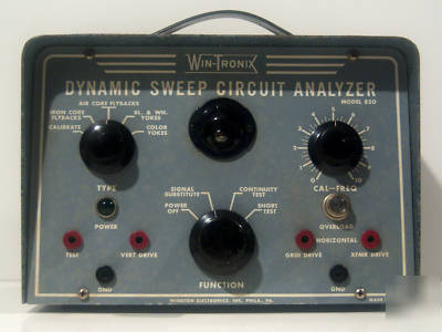 Collect dynamic sweep circuit analyzer win-tronix 820 @