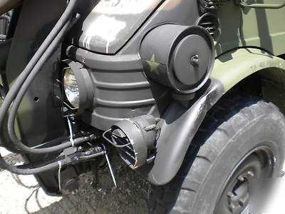 Military see tractor unimog 1987 backhoe front loader 