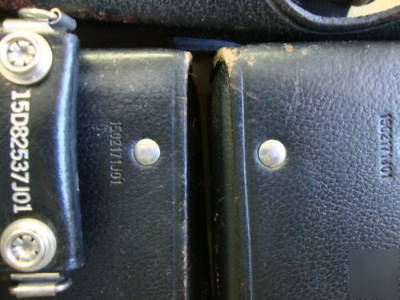 Motorola ge ericsson leather radio holster dps lot 5 