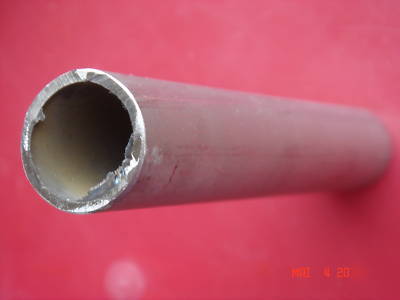 Titanium tube pipe 24.8 mm od 20.8 mm id