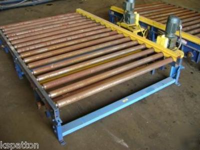 40 sections of hytrol pallet conveyor powered roller