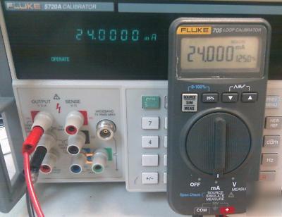 Fluke 705 loop calibrator dmm cal'd