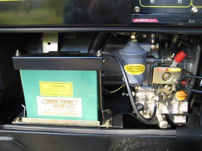 New 6KW diesel generator - electric start 