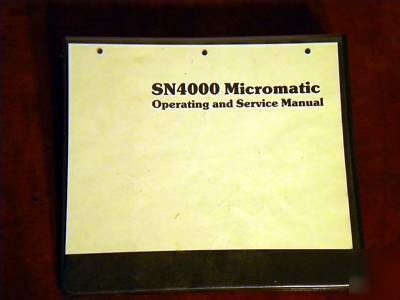 Sns micromatic 4000 numbering machine