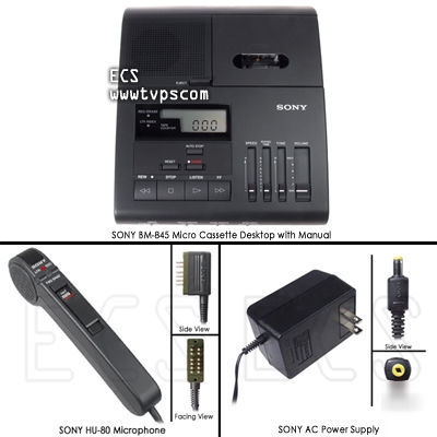 Sony demo micro dictator transcriber bm-845D bm-845