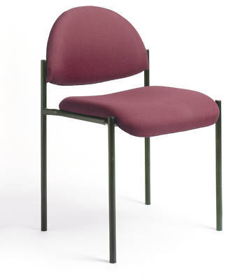 Stackable guest chair 4 colos armless B9505