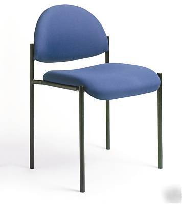 Stackable guest chair 4 colos armless B9505