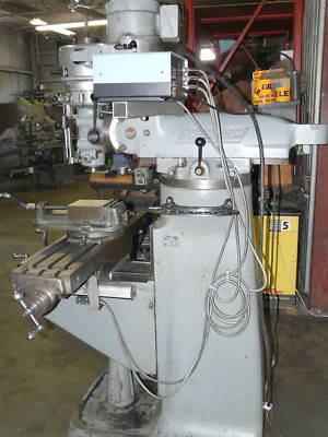 Bridgeport mill - 110 volt 1-phase - very rare -3AX dro