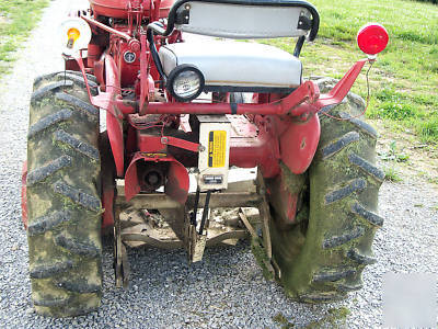 1974 farmall 140 tractor w/ woods L59 belly mower