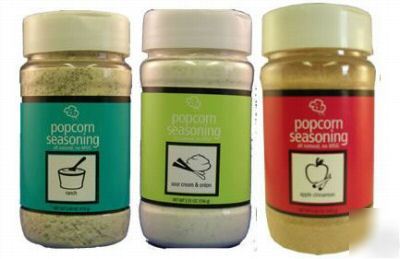 3EA.shake on flavoring for popcorn--assortment flavors