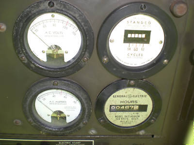 Military generator pu-286B/g 5KW 120V 1PH gas excellent