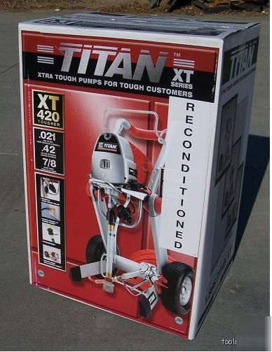 Titan XT420 reconditioned airless paint sprayer xt 420