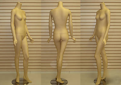 Headless full-size flesh tone female mannequin fbf-8