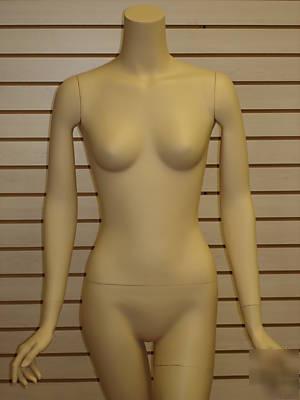 Headless full-size flesh tone female mannequin fbf-8