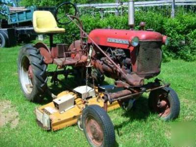 Mccormick farmall cub tractor w/59