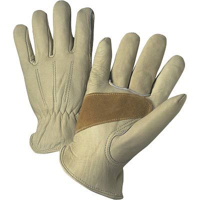 West chester premium grain cowhide driving gloves large