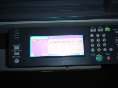Konica bizhub color copier C350-printer-scanner-fiery