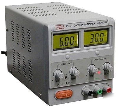 Mastech dc power supply linear var 0-30 volts @ 0-6 amp