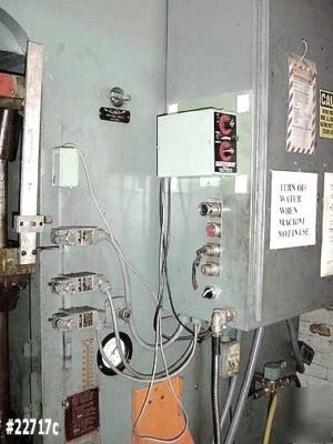 100 ton hydraulic press. dension gap frame w/controls 