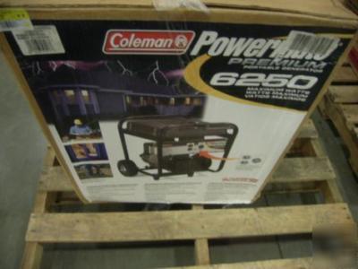 New coleman 6250 watt portable generator , in box hd