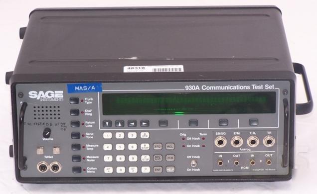 Sage instruments 930A communcations test set sn 4903
