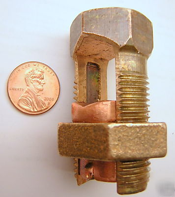 Split bolt connectors 2 cond 40H bronze 250 mcm (4/0)