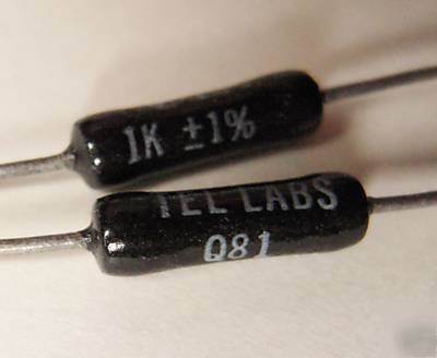 Tel labs Q81 tempco resistor 3500PPM compensating 2PCS