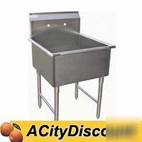 Mop sink 1 compartment stainless 24 x 24 x 12 SH24241M