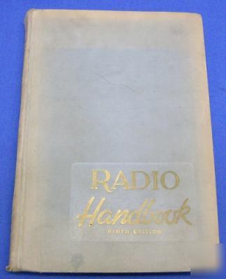 The radio handbook 9TH edition 1942 1ST printing 