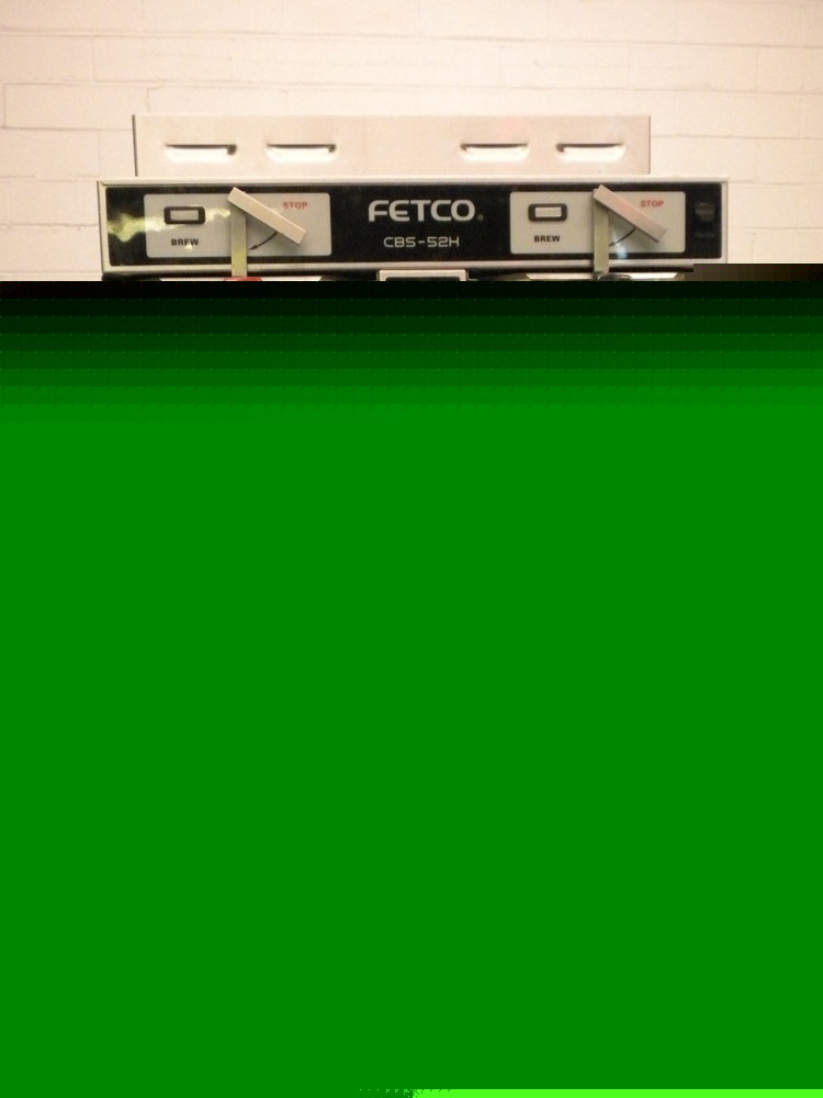 Fetco double thermal coffee brewer model cbs-52H15