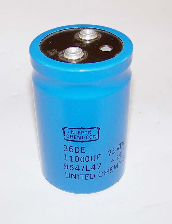 New nippon powerlytic aluminum capacitor 36DE/11000UF