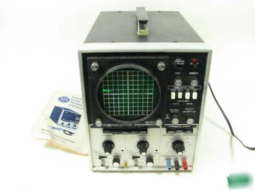 Sencore ps 163 dual trace oscilloscope triggered sweep