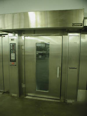 2 lucks double rack ovens 