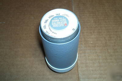B&k pistonphone sound level calibrator general radio