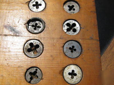 Antique pratt & whitney tap & die tool set 26 pcs rare 