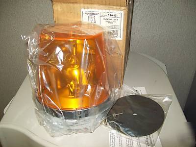 Edwards amber rotating beacon signal 53A-G1 