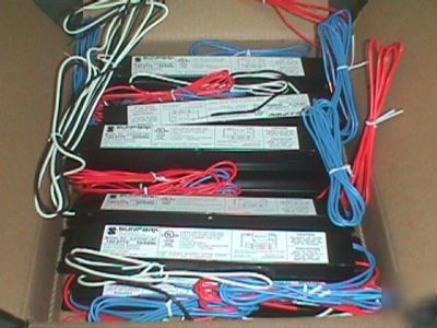 New 10 sunpark electronic ballasts, 4 lamp,120-277 volt