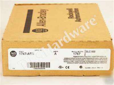 New * * allen bradley 1747-asb 1747ASB remote i/o adapter
