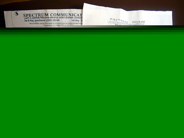 Spectrum comms RP6SM masthead/station preamp 6M 50 mhz