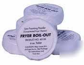 Fryer puck fryer cleaning tablets - 4 oz. - 143-1096