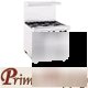 New commercial gas range 6 burner + oven 36IN wide