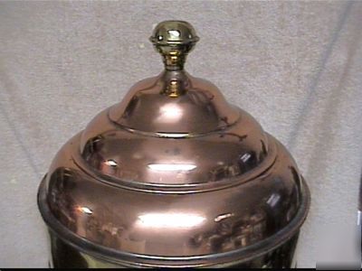 Vintage henry g. torbert brass copper urn soda fountain