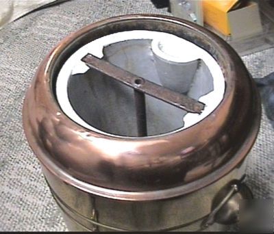 Vintage henry g. torbert brass copper urn soda fountain