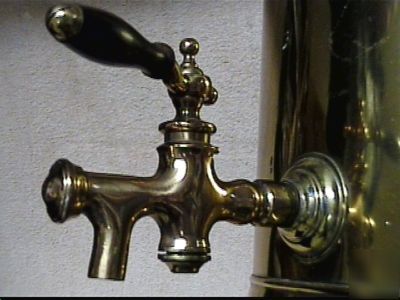 Vintage henry g. torbert brass copper urn soda fountain