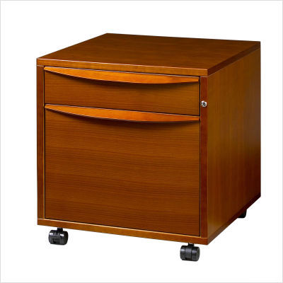 Commclad mobile pedestal finish: cherry