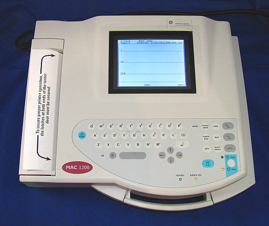 New ge healthcare mac 1200 resting ecg system * *