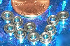 10 slot car flanged balls bearing 3/32